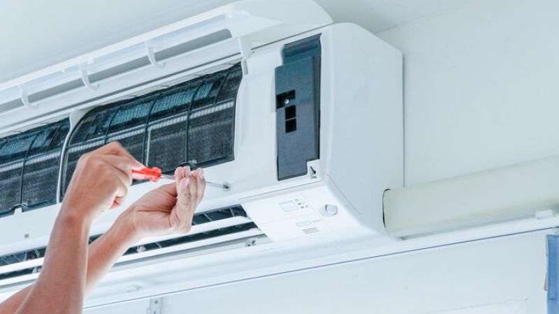 Ductless mini-split AC Install