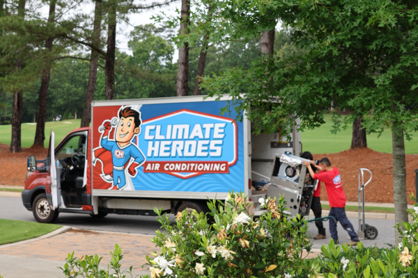 Install team loading unit into climate heroes van