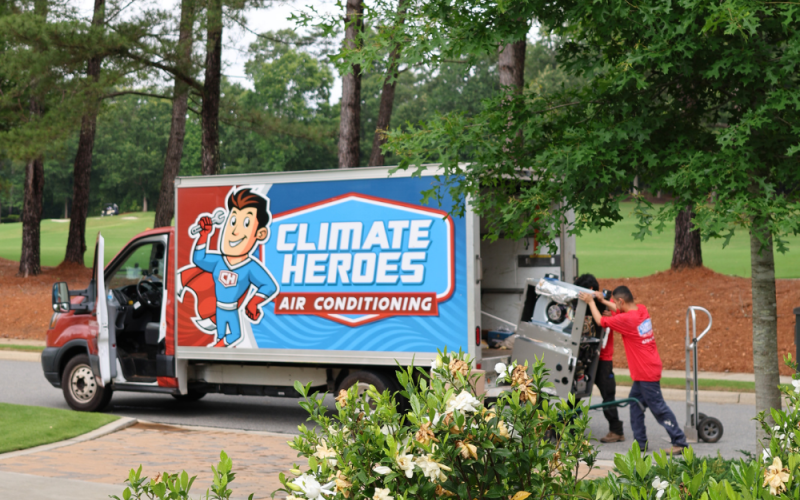 Install team loading unit into climate heroes van