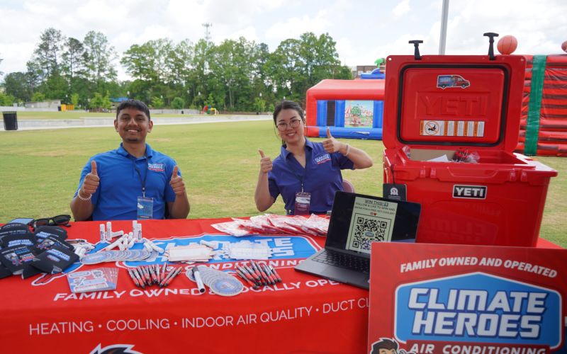 Climate Heroes marketing team at Suwanee community event